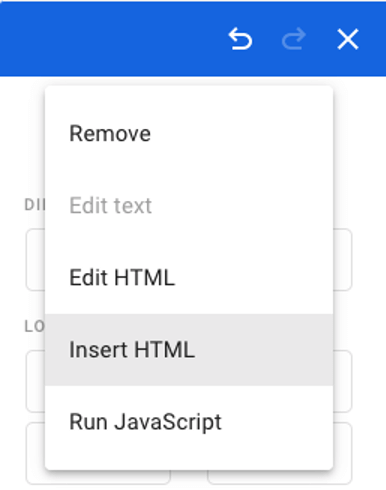 Add additional HTML in Google Optimize